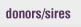 donor/sires